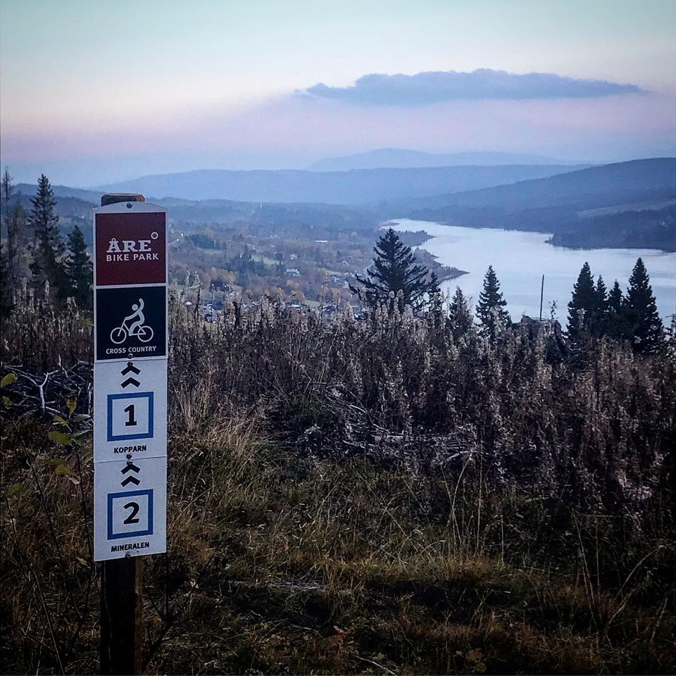 Stigcykling i Åre Björnen