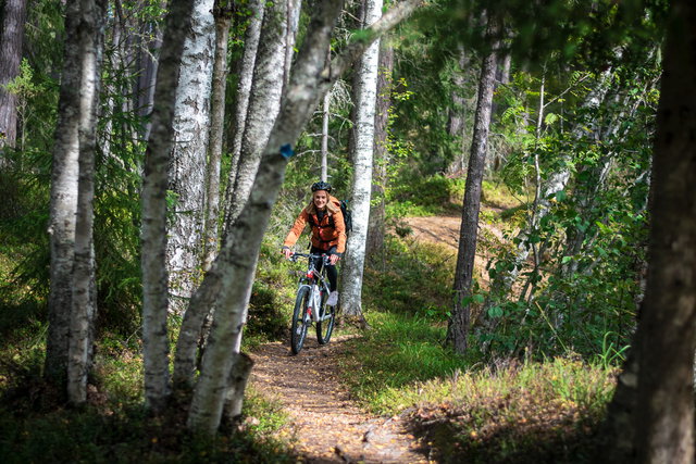 Biking Dalarna-Mora