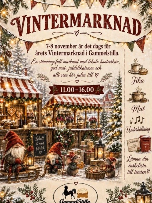 Vintermarknad i Gammelstilla
