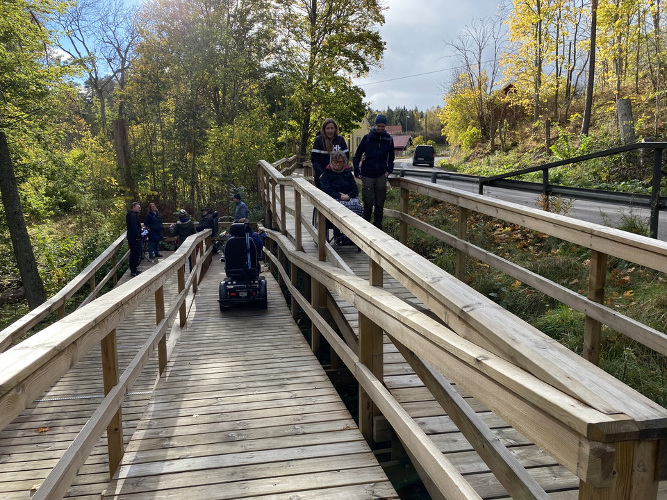 Start på strandpromenaden från Lurbo