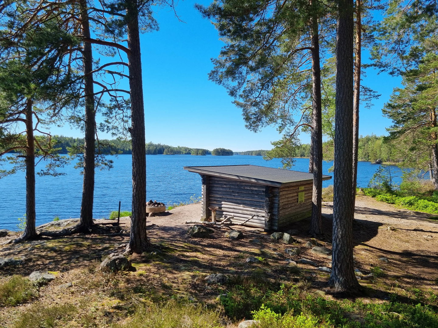 Naturskön vandring vid sjön Västjuten, etapp Regna-Tjuttorp.