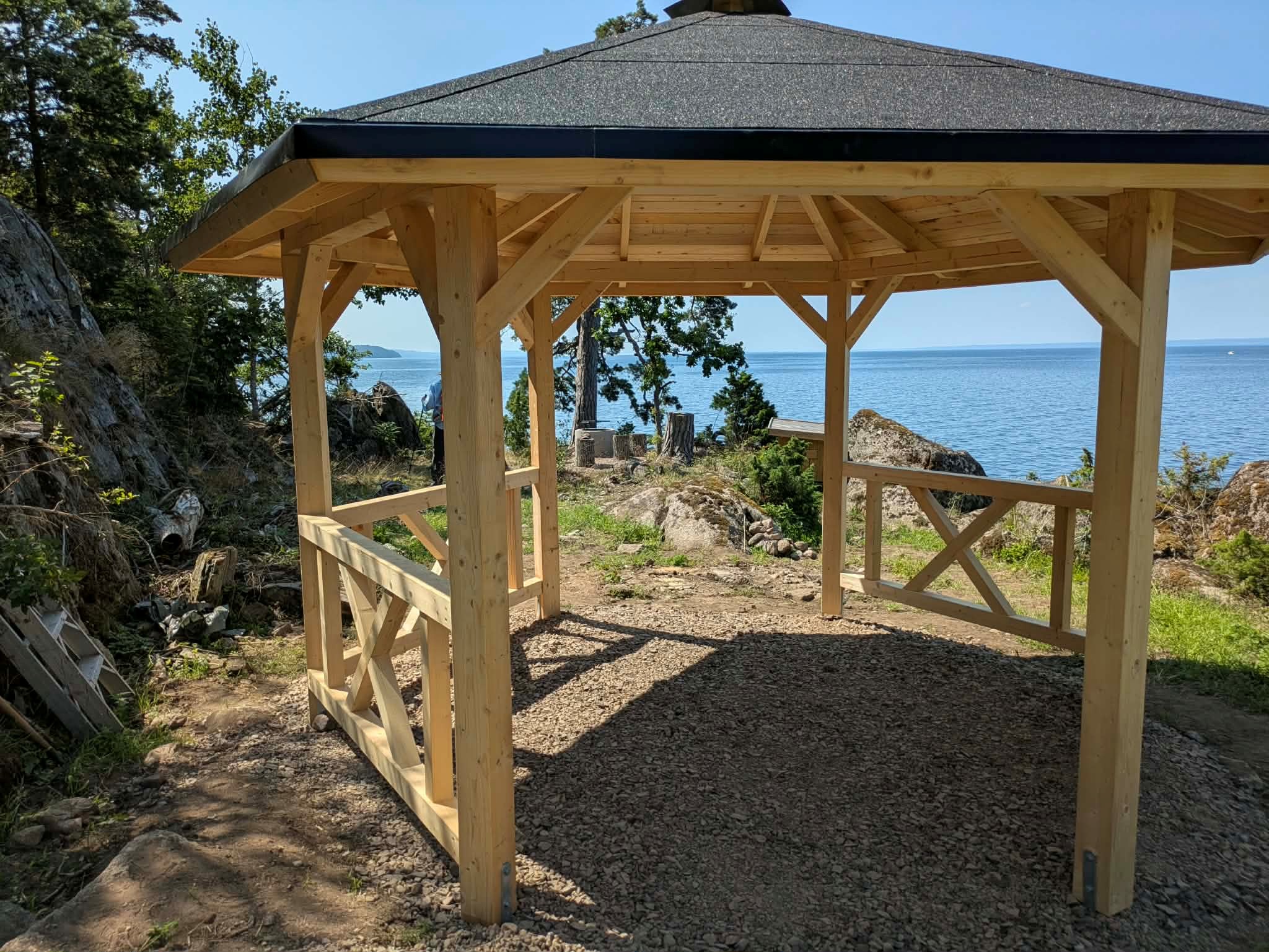 Orrnäs rastplats, vindskydd och torrtoa