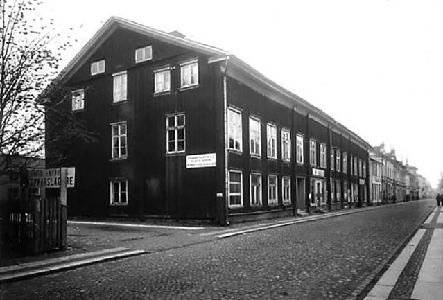 Assembléhuset som brann ner 1955