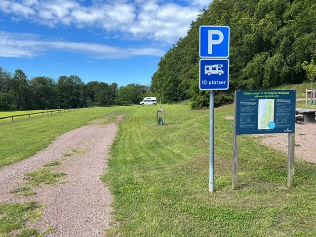 Ställplatser vid Stocklycke.